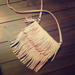 Kids Fringe pink purse-used
